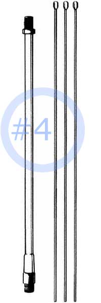 HUSTLER MO-2 HF Mobile Antenna for Bumper Mount