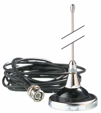 HUSTLER UGM 1/4 WAVE SINGLE BAND VHF UHF HAM MOBILE RADIO ANTENNA MAGNET MOUNT 